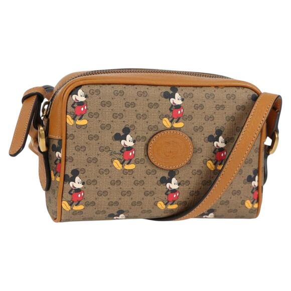 GUCCI Micro GG Supreme Disney Collaboration Bag Pvc Beige - Picture 1 of 16